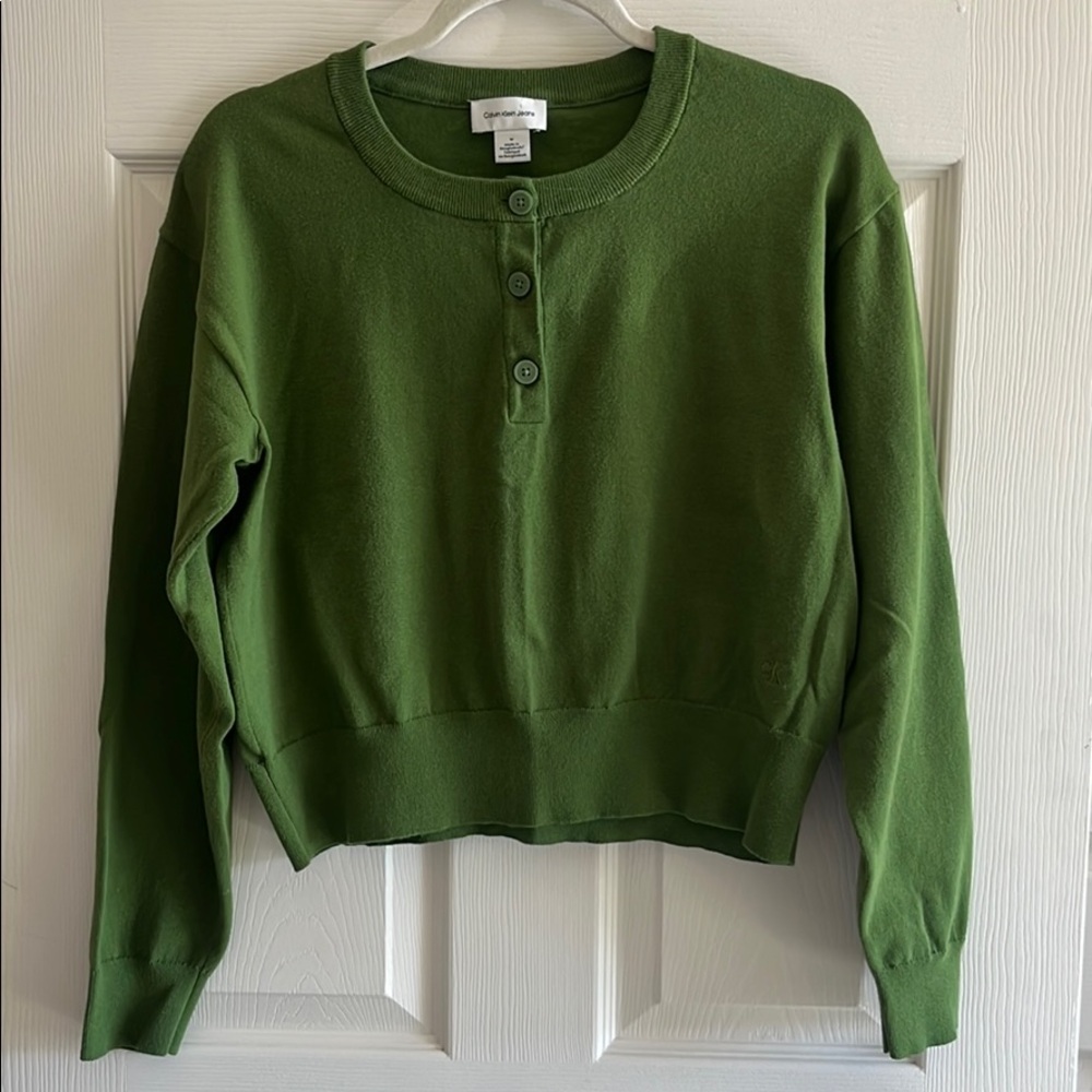 Green Calvin Klein Sweater